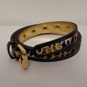 Dolce & Gabanna leopard belt